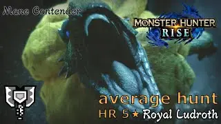 mhrise charge blade HR 5★ royal ludroth