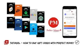 Perfect Money wallet: How to buy gift cards with PM