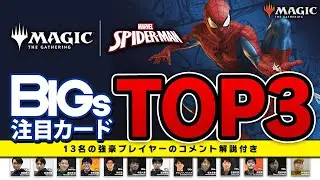 【MTG】「マーベル スパイダーマン」環境を変える強力カードは！？強豪プレイヤー13名注目カードTOP3【スパイダーマンコラボ】
