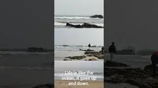 life is like the ocean, it goes up and down. #vizag #sea #viral #shrots  #rkbeachvizag #vizac #beach
