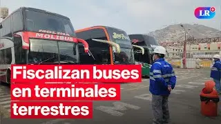 🔴 A&Ntilde;O NUEVO: fiscalizan buses interprovinciales en terminales | #EnVivoLR