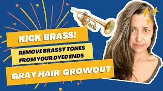 How to Remove Brassy, Orange Tones on the Dyed ends of your Hair