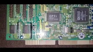 OPTI 82C929A Sound Card 16BIT ISA Retro.