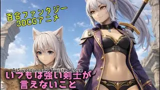 【百合アニメ】『いつもは強い剣士が言えないこと』　#3dcg #ガールズラブ 