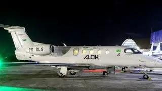 Jato Embraer Phenom 300 (Jato do Alok) Decolando do Aeroporto de Parnaíba Piauí 03/01/2026.