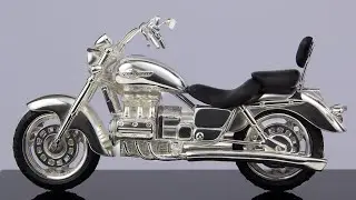 Серебряная Honda Valkyrie. Как это сделано. | Silver Honda Valkyrie. How it's made.