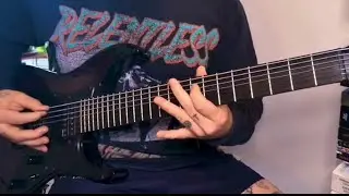 Meshuggah - Do Not Look Down // Guitar Cover