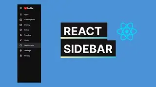 React Sidebar Navigation Menu Tutorial - Beginner React JS Project | React | #html #react #css #code