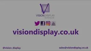 Large Format Tile Displays by Vision Display