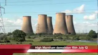High Marnham Power Station demolition