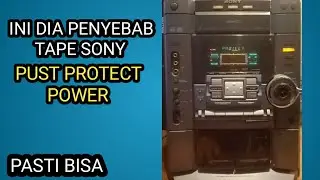 HOW TO REPAIR SONY TAPE PUST PROTECT POWER