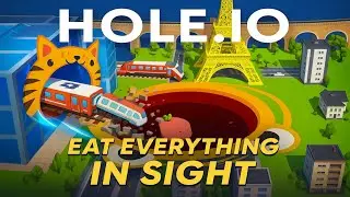 Satisfying City Destruction in Hole.io 🏙️💥