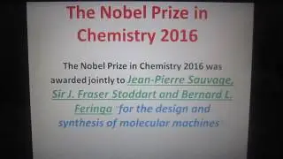 The Nobel Prize in Chemistry 2016 VERY VERY IMPORTANT FOR SSC/CGL/WBCS