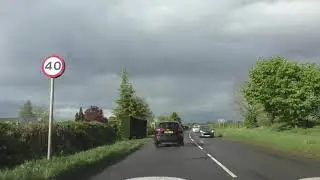 Driving On The A4103 & A44 From Cradley To Worcester, England 25th April  2019