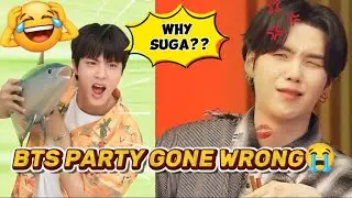 BTS Party Gone Wrong 😭|Why Suga💜😭 | Run BTS Hindi Dubbing #bts #jungkook 