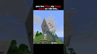 Бро, я убил своего счастливого гаста, поэтому я сделал это #minecraft #laughchallenge