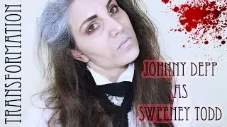 Johnny Depp Transformation as Sweeney Todd