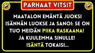 Vitsi p&auml;iv&auml;ss&auml; 😂 Maatalon em&auml;nt&auml; juoksi is&auml;nn&auml;n luokse ja &hellip; Parhaat Vitsit!