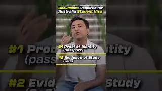 Documents required for Australian Visa 🇦🇺 | Study in Australia #shorts #australia