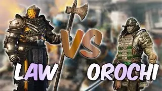 FOR HONOR (PS4) | Lawbringer High Rep vs Orochi High Rep Duel