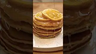 So delicious orange pancakes 🥞🍊.       #shorts #easyrecipe #pancake