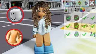 C&Oacute;DIGO SKIN AFRO PATY COM ITENS 3D DO BROOKHAVEN (com tor&ccedil;o) #brookhaven #roblox #kamivime