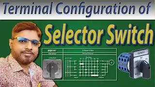 Selector Switch Connection Diagram | Selector Switch Connection | Volt Selector Switch