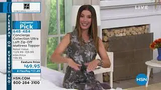 Concierge Collection Ultra Loft ZipOff Mattress Topper