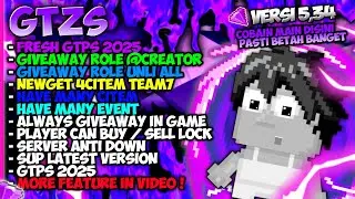 GTPS Terbaru 2025 ❗GTZS❗ Giveaway Role @CREATOR 🫣 - Growtopia private server