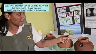 DLBVP 2023-24 WARANGAL | STATE SELECTED | Health | Low-Cost Green-Technique of Defluoridation