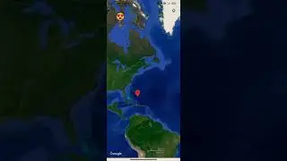 Bermuda triangle on Google maps | #bermuda #triangle #america #mistery #dangour