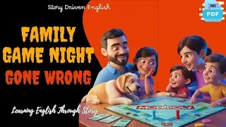 Learning English Through Story | Family Game Night Gone Wrong | Daily English