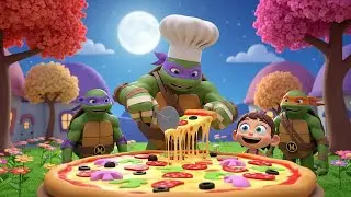 Las Tortugas Ninja Adolescentes Mutantes en acción | Canciones Infantiles y Rimas para Niños