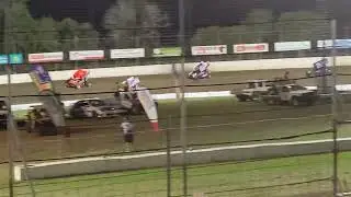 Kalib Henry Rollover 15k to win 360 Allstars Challenge Simpson Speedway 13/01/2024