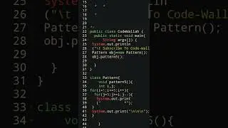 Pattern #5 In Java Programming|Pattern Reverse HalfTriangle code | 