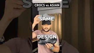 ₹2500 Crocs vs ₹500 Asian Clogs 🔥 #shorts #viralshorts