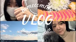 【帰省vlog】地方出身大学生ひさしぶりに家族に会ったよ🤍☃❄