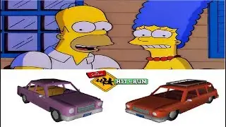 Station Wagon of Marge and Sedan of Homer