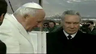 Ivan Pavao II. u Sarajevu - Svečanost oproštaja