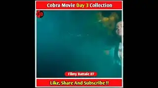 Cobra Movie Day 3 Box Office Collection 🤯🔥 #shorts #movie