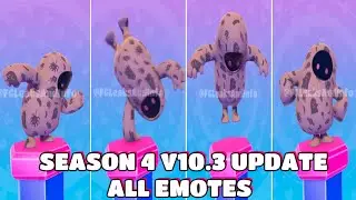 LEAKED NEW FALL GUYS SEASON 4 - v10.3 ALL EMOTES! (Tmnt Emotes & More)
