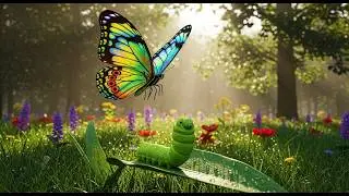 Tiny Caterpillar Crawl | Cute Animal Kids Song | Toddler Sing Along
