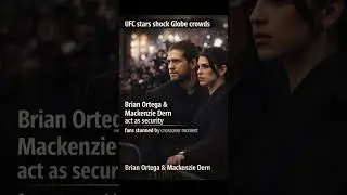 UFC stars shock Globe crowds #shorts #ufc