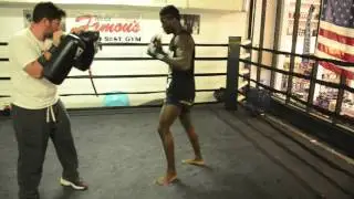 Dutch Muay Thai Fighter Fernando Groenhart Training at 5th St Gym in Miami FL Skillz Brand