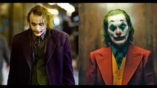 Joker - Heath Ledger & Joaquin Phoenix in one frame