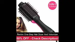🔥 SHOCKING Revlon One Step Hair Dryer And Volumizer Review You MUST SEE 50 OFF