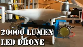 20,000 LUMEN LED DRONE - PREVIEW!!!