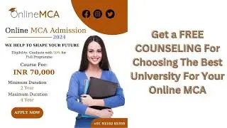 Online MCA Manipal university | Best Course | Best University