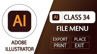 file menu | how to use export option | how to export logos from illustrator | class 34