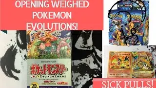 Opening Weighed Pokemon Evolutions!  JAPANESE CP6 20th Anniversary!